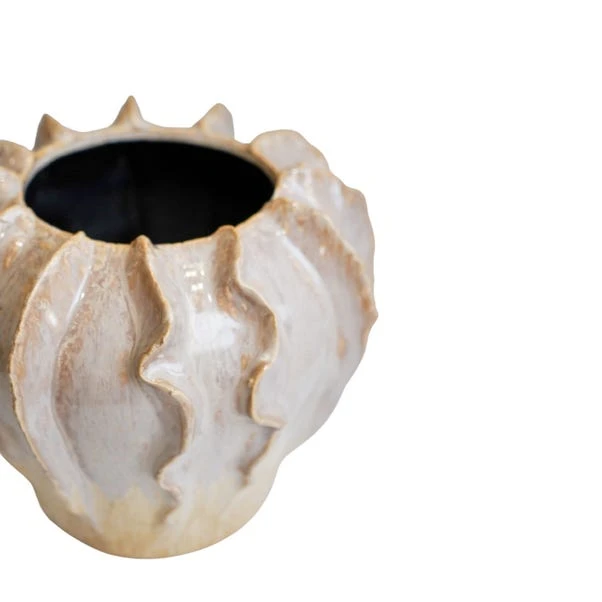 Scarlet Coral Reef Ceramic Vase - Image 12