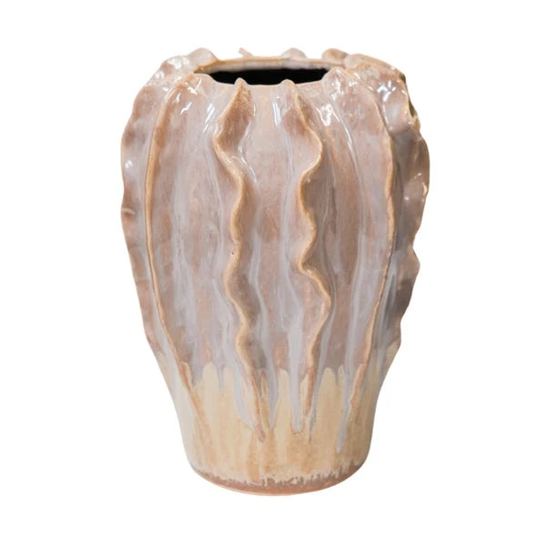 Scarlet Coral Reef Ceramic Vase - Image 6