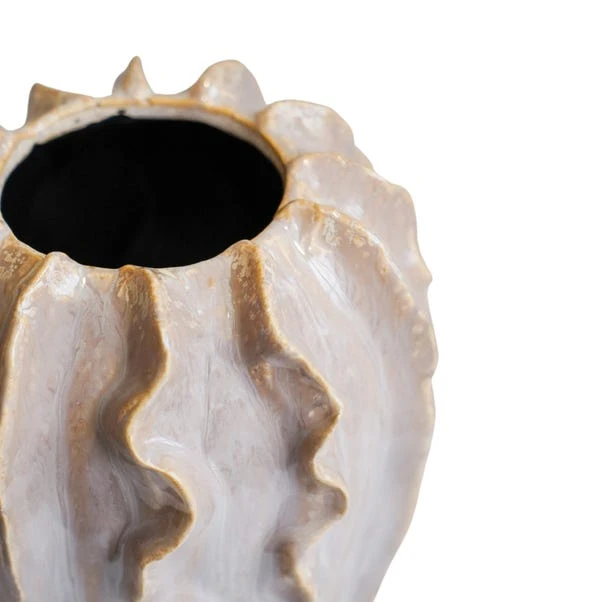 Scarlet Coral Reef Ceramic Vase - Image 8