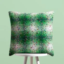 Heya Home Connie Check Square Cushion Cover
