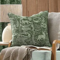 Furn Winter Woods Square Cushion Cover
