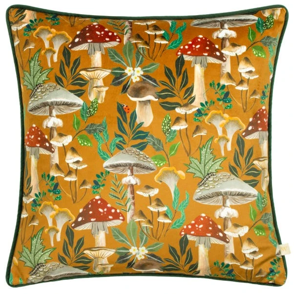 Wylder Wild Garden Mushroom Square Cushion - Image 8
