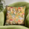 Wylder Wild Garden Mushroom Square Cushion