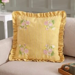 Wylder Martha Ruffle Square Cushion Cover