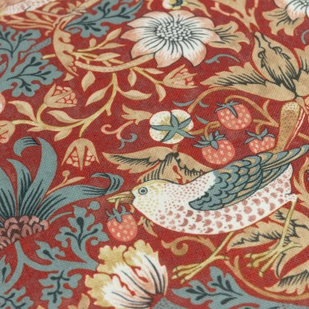 Morris & Co. Strawberry Thief Outdoor Square Cushion - Image 2