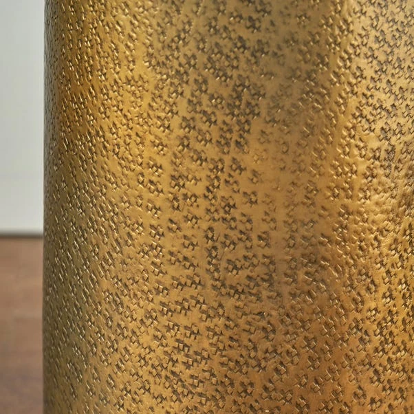 Metal & Glass Pedestal Hurricane Candle Holder - Image 16