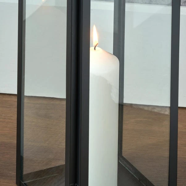 Metal & Glass Lantern - Image 13