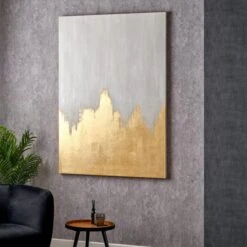 Abstract Frameless Canvas