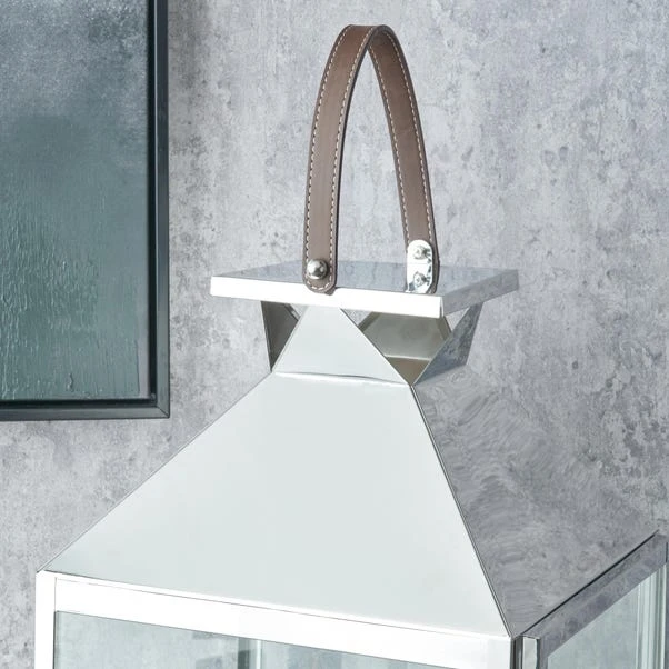 Metal & Glass Lantern - Image 4