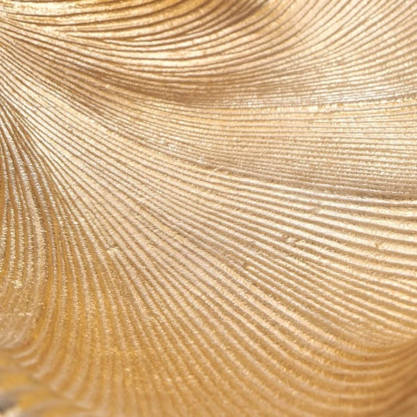 Dual Gingko Leaf Metal Bowl - Image 3