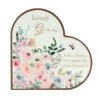The Cottage Garden Gran Heart Plaque
