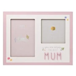 Mum Collage Double Photo Frame