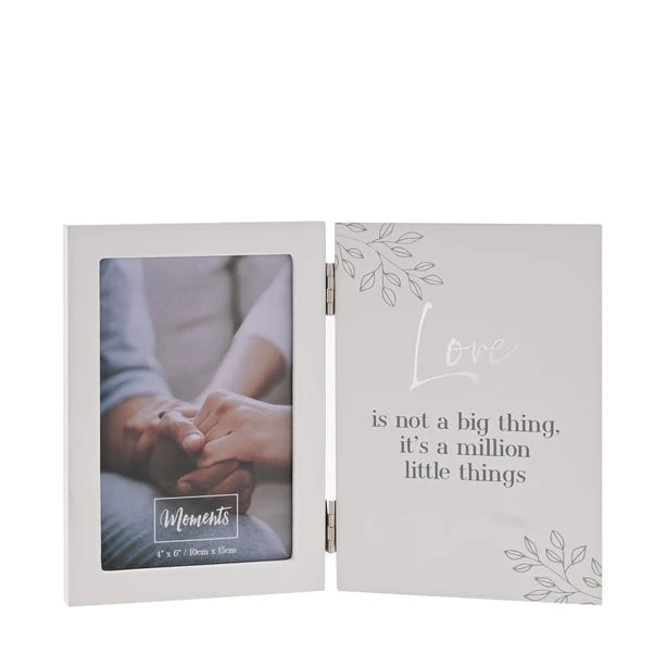 Moments Love White Photo Frame