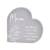 Mum Moments Heart Plaque