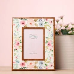 The Cottage Garden Layered Floral Portrait Photo Frame