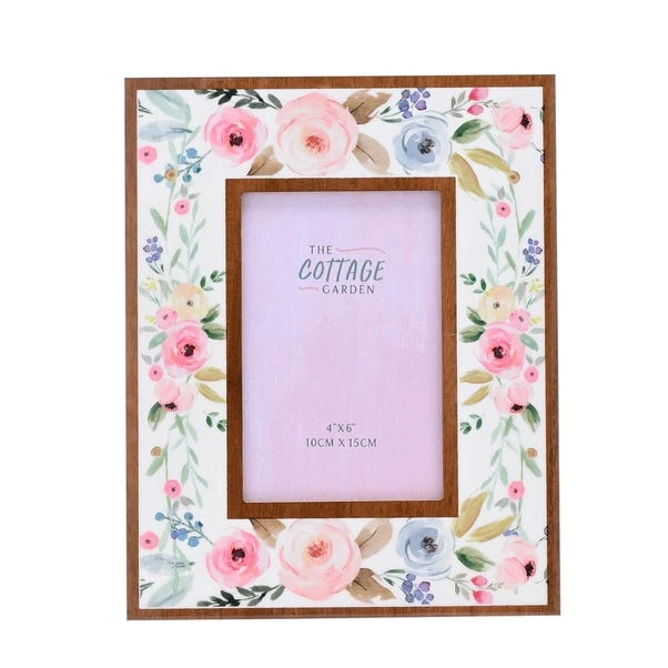 The Cottage Garden Layered Floral Portrait Photo Frame - Image 2