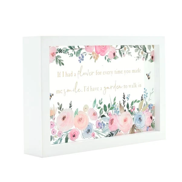 The Cottage Garden Framed Flower Plaque - Image 2