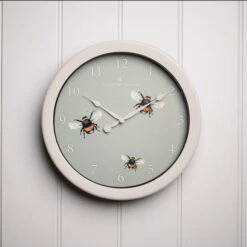 Country Living Bee Indoor Outdoor Wall Clock