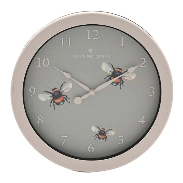 Country Living Bee Indoor Outdoor Wall Clock - Image 2