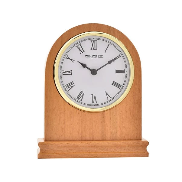 Widdop Arched Wooden Mantel Clock - Image 2