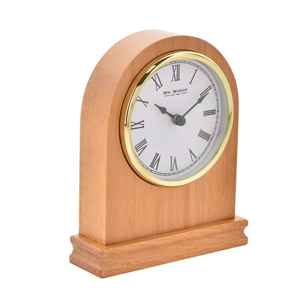Widdop Arched Wooden Mantel Clock - Image 3