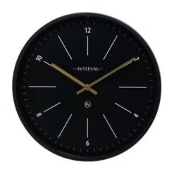 Interval Metal Wall Clock